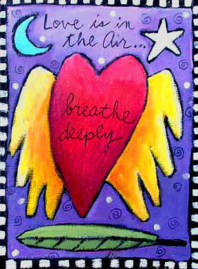 Artist: Debbie Tomassi, Title: Love is in the Air...Breathe Deeply - click for larger image