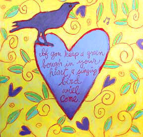 Artist: Debbie Tomassi, Title: Singing Bird - click for larger image