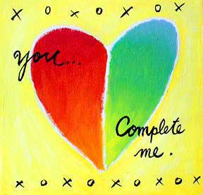 Artist: Debbie Tomassi, Title: You Complete Me - click for larger image