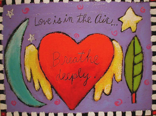Artist: Debbie Tomassi, Title: Love is in the Air...Breathe Deeply - click for larger image