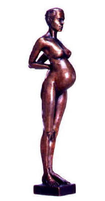 Artist: Kevin Pettelle, Title: Pregnant Nude - click for larger image