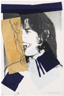 Artist: Andy Warhol, Title: Mick Jagger  142 - click for larger image