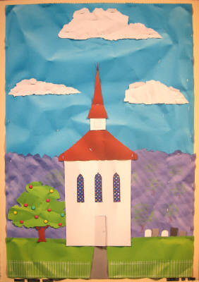Artist: Bill Braun, Title: Little Country Church - click for larger image