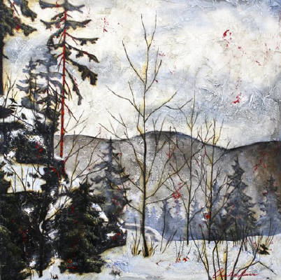 Artist: Charlie Barr, Title: Winter Meadow - click for larger image