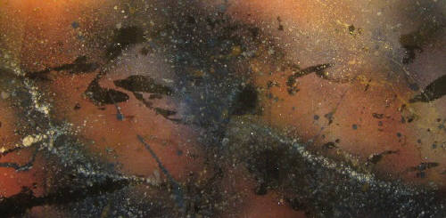 Artist: Dan Larsen, Title: Hubble Rubble Center - click for larger image