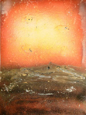 Artist: Dan Larsen, Title: Solar Desert (Hyatt Regency Club) - click for larger image