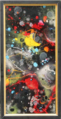 Artist: Dan Larsen, Title: The Microscopic Universe - click for larger image