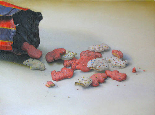 Artist: David Stevenson, Title: Animal Crackers, The Herd - click for larger image