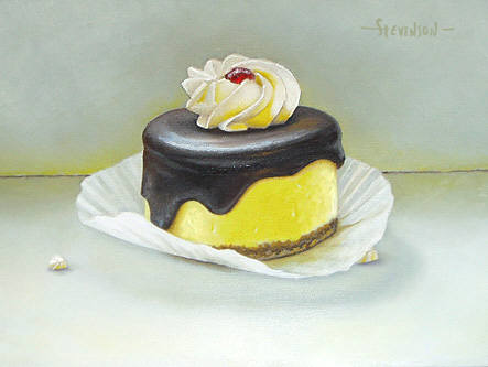 Artist: David Stevenson, Title: Cheese Cake - click for larger image