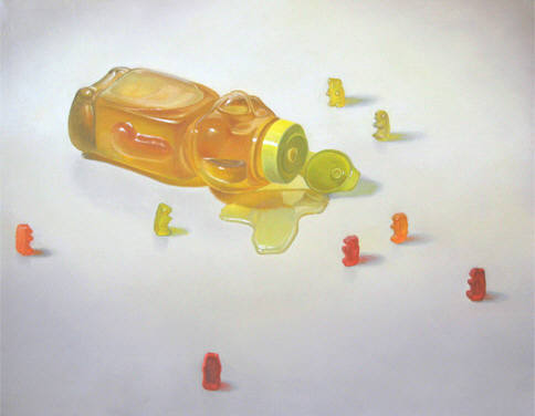Artist: David Stevenson, Title: Honey Bear, The Accident - click for larger image