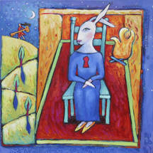 Artist: Debbie Tomassi, Title: Bunny Dream - click for larger image