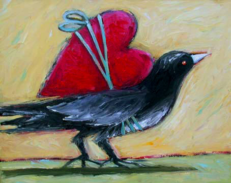 Artist: Debbie Tomassi, Title: Love Bird - click for larger image