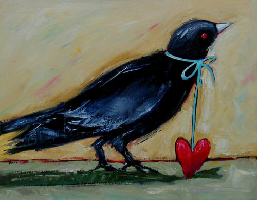 Artist: Debbie Tomassi, Title: Love Bird 2 - click for larger image