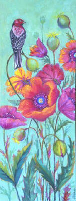 Artist: Debbie Tomassi, Title: Poppy and Finch - click for larger image