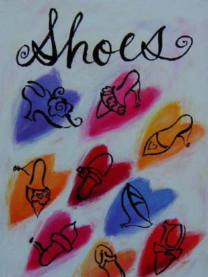 Artist: Debbie Tomassi, Title: Shoes - click for larger image