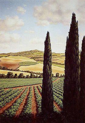 Artist: Doug Martindale, Title: Tuscan Valley - click for larger image