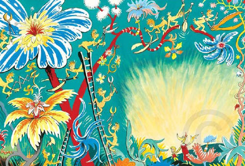 Artist: Dr. Seuss  , Title: A Plethora of Flowers - click for larger image