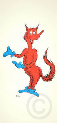 Artist: Dr. Seuss  , Title: Fox in Socks - 50th Anniversary - click for larger image