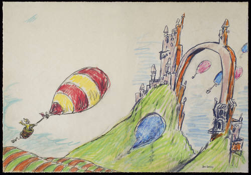 Artist: Dr. Seuss  , Title: Oh The Places You'll Go 25th Anniversary Portfolio #3 - click for larger image