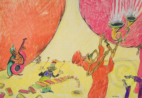 Artist: Dr. Seuss  , Title: Oh The Places You'll Go 25th Anniversary Portfolio #6 - click for larger image