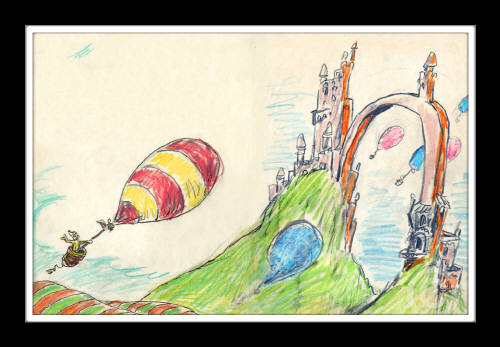 Artist: Dr. Seuss  , Title: Soar to High Heights - click for larger image