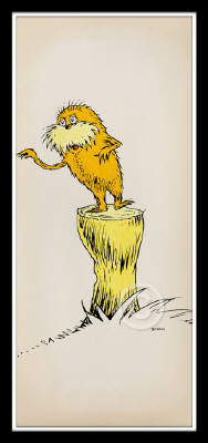 Artist: Dr. Seuss  , Title: The Lorax 50th Anniversary - click for larger image