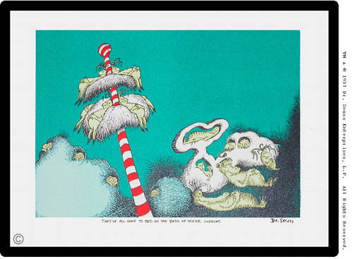 Artist: Dr. Seuss  , Title: The Sleep Book - click for larger image