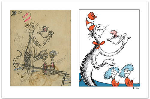 Artist: Dr. Seuss  , Title: These Things are Good Things - Diptych - click for larger image