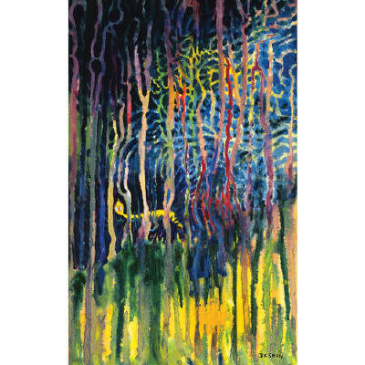 Artist: Dr. Seuss  , Title: Worm Burning Bright in the Forest in the Night - click for larger image
