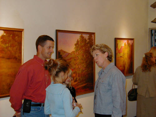 Artist: Gallery Event Photos, Title: Adrienne Husum, Oct. 2003 - click for larger image