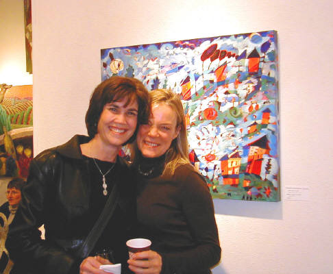 Artist: Gallery Event Photos, Title: Artist, Culhane and Buddy - click for larger image
