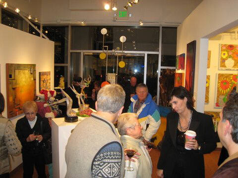 Artist: Gallery Event Photos, Title: Holiday Group Exhibit 2009 - click for larger image