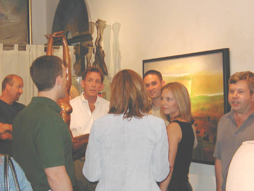 Artist: Gallery Event Photos, Title: Liang Wei's July Opening was a popular event - click for larger image