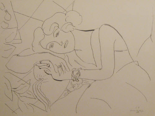 Artist: Henri Matisse, Title: Themes et Variations C-3 - click for larger image