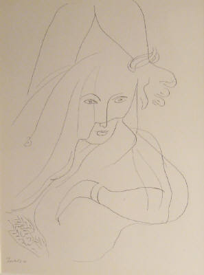 Artist: Henri Matisse, Title: Themes et Variations N-7 - click for larger image