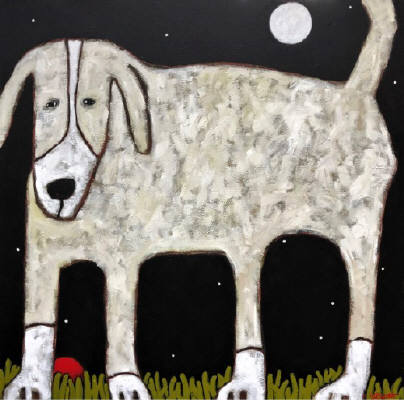 Artist: Jaime Ellsworth, Title: Backyard Dog - click for larger image