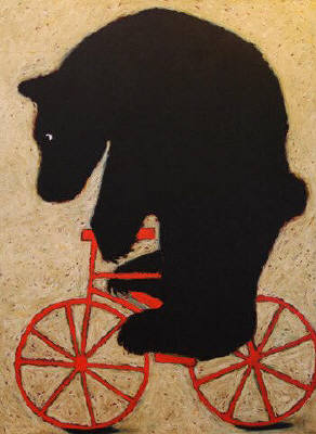 Artist: Jaime Ellsworth, Title: Red Bike - click for larger image