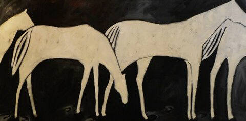 Artist: Jaime Ellsworth, Title: White Herd - click for larger image