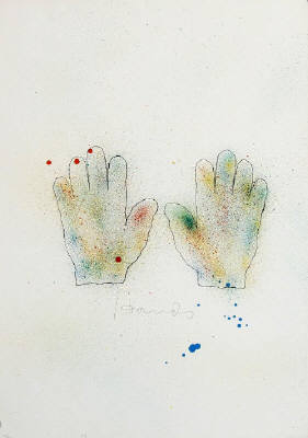 Artist: Jim Dine, Title: Hands  - click for larger image