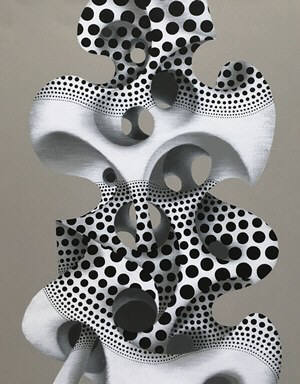 Artist:  Jin Chen, Title: Snow Leopard - click for larger image