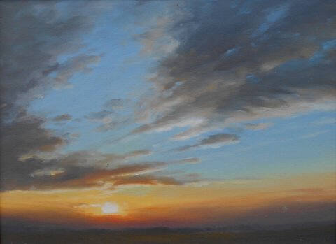 Artist: Kathleen Hooks, Title: Evening Sun - click for larger image