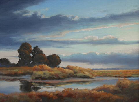 Artist: Kathleen Hooks, Title: First Days of Autumn - click for larger image