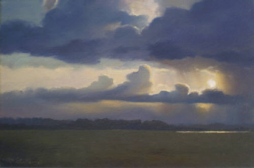 Artist: Kathleen Hooks, Title: Stormy Hour - click for larger image