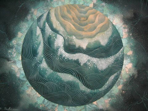 Artist: Keiichi Nishimura, Title: Waves of Wonder - click for larger image