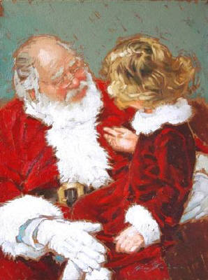 Artist: Kim Starr, Title: A Christmas Wish - click for larger image