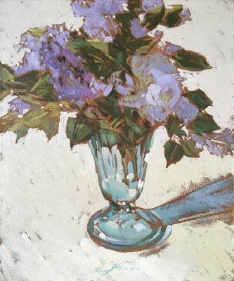 Artist: Kim Starr, Title: Lilacs - click for larger image