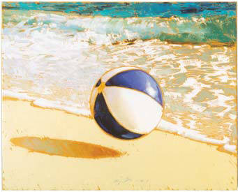 Artist: Kim Starr, Title: Summer Beach Ball Kauai - click for larger image