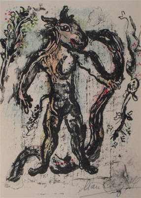 Artist: Marc Chagall, Title: La Feerie et le Royaume #2 - 1972 - click for larger image
