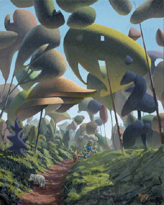 Artist: Mark Skullerud, Title: Alice's Woods - click for larger image