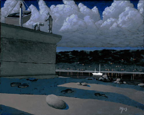 Artist: Mark Skullerud, Title: Holmes Harbor III 1 - click for larger image